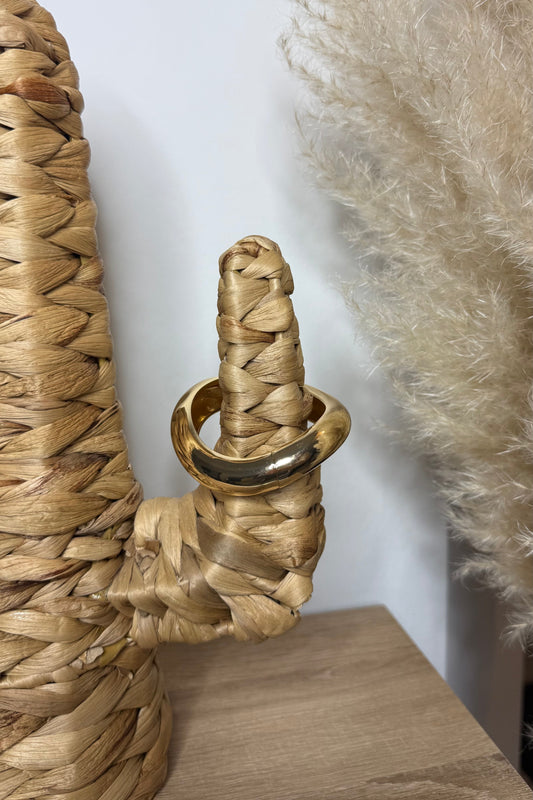 Bracelet alma doré vague