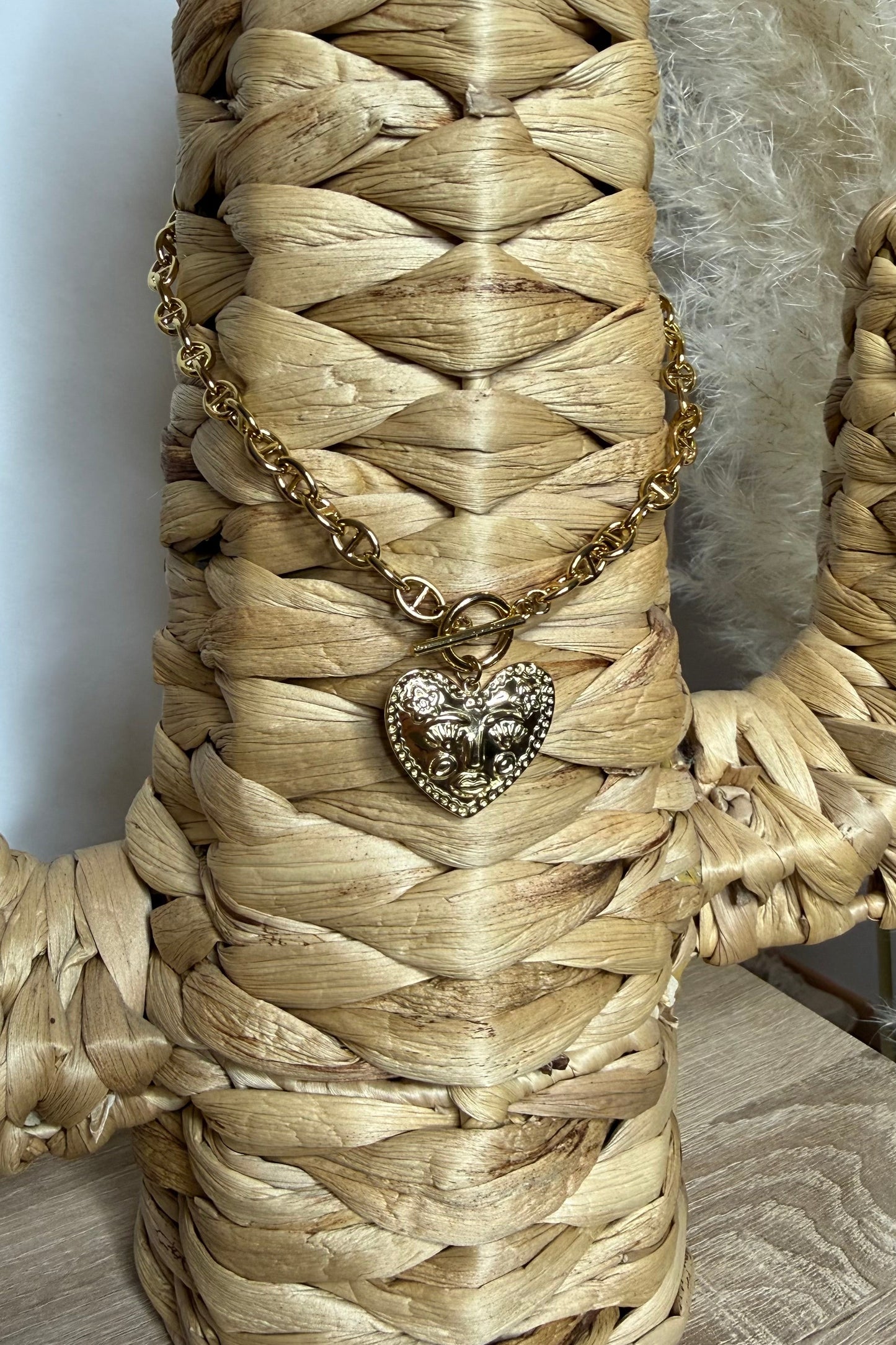 Collier mia avec la breloque coeur