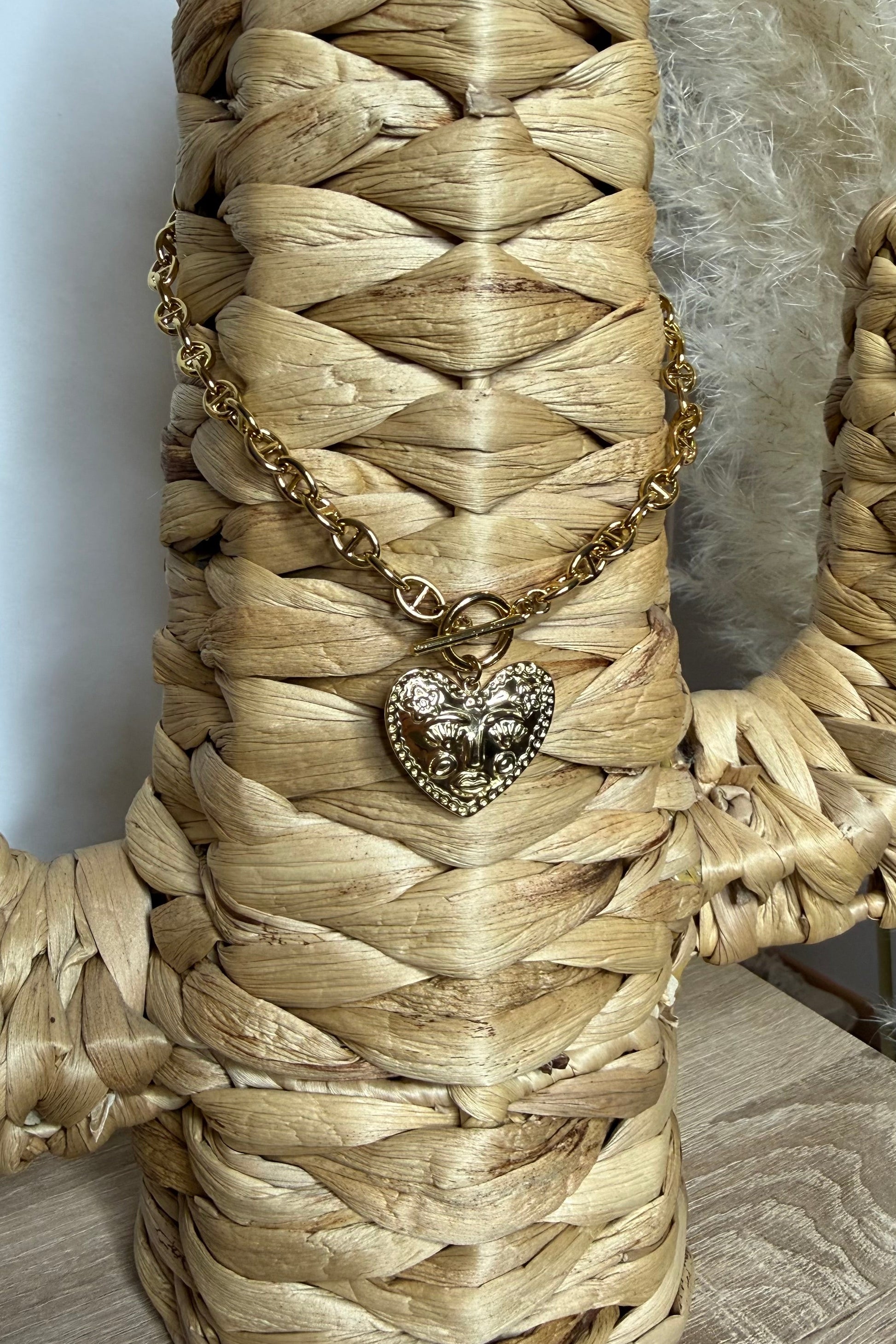 Collier mia avec la breloque coeur