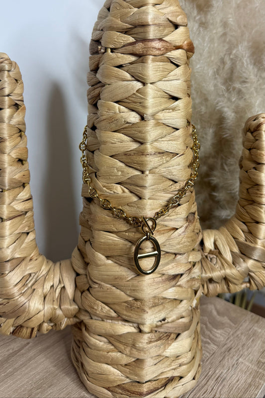 Collier mia maille marine 