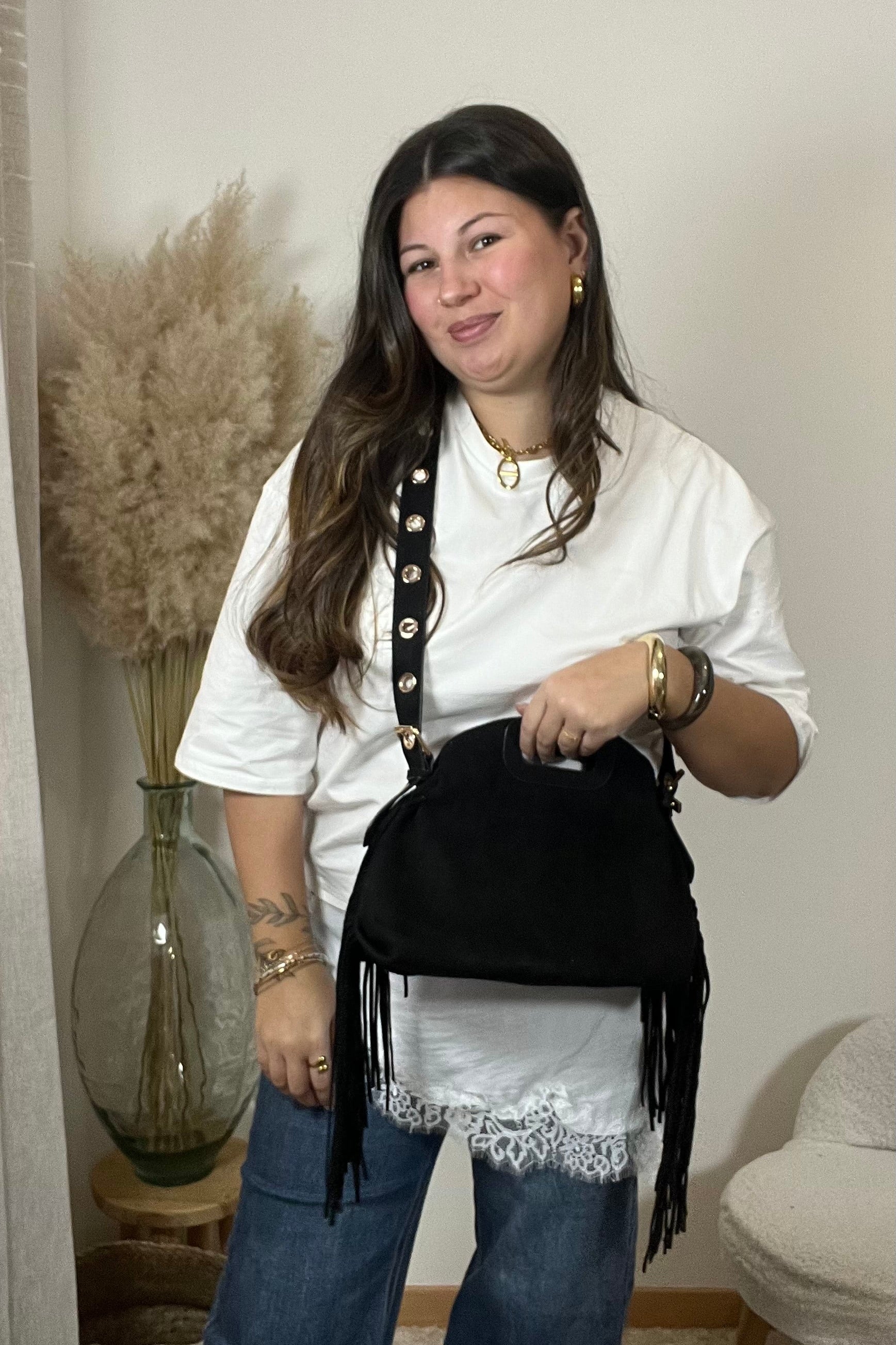 Sac Malia noir Porté