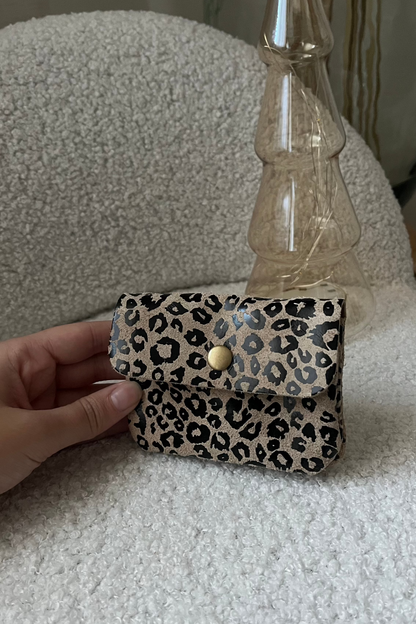 Porte monnaie Emma leopard